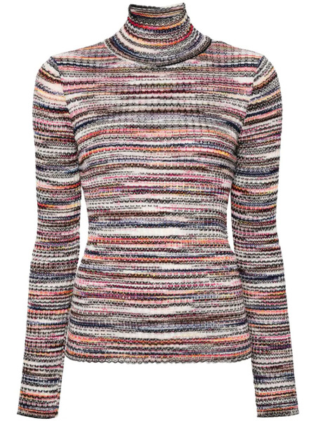  Missoni Pull à Rayures - Rose 