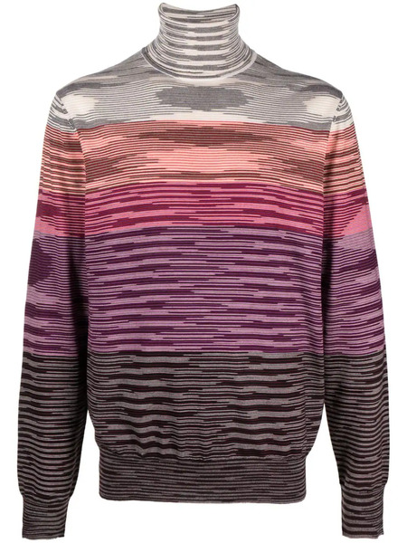  Missoni Pull En Maille Intarsia - Rose 