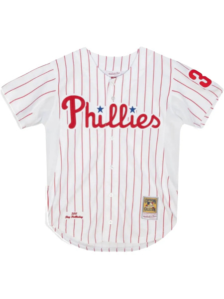  Mitchell & Ness Maillot Mlb Authentic Phillies 2010 Roy Halladay 'phillies' - Blanc 