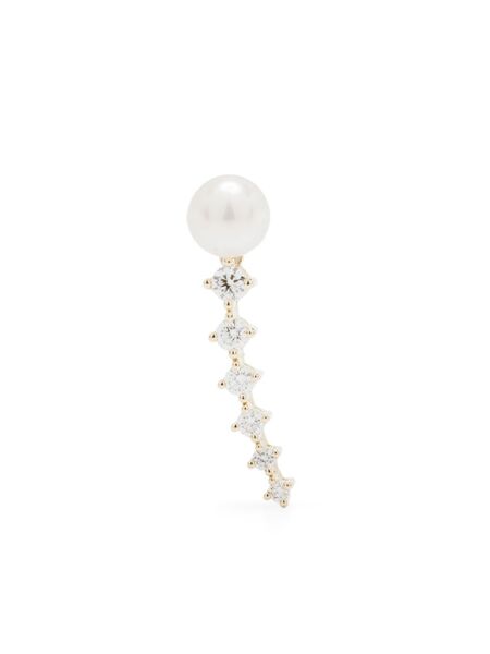  Mizuki Boucles D'oreilles Pendantes En Or 14ct 