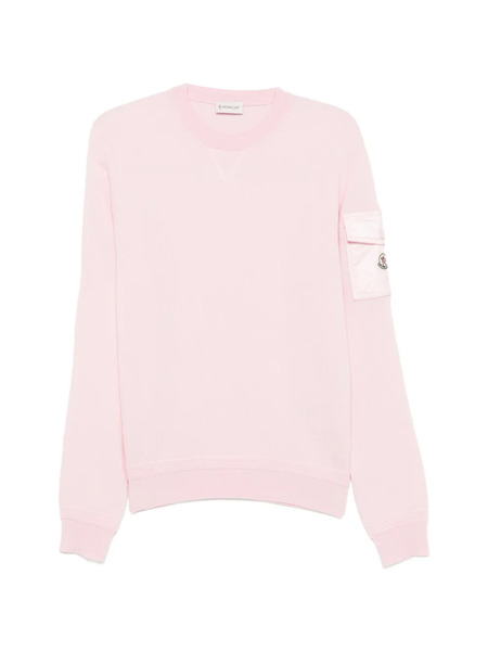  Moncler Logo-patch Sweater - Rose 