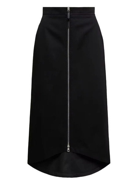  Moncler X Ee72 By Edward Enninful Jupe Mi-longue X Ee72 By Edward Enninful à Fermeture Zippée - Noir 