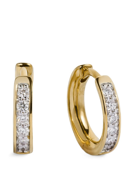  Monica Vinader Puces D'oreilles Essential Pavées De Diamants 