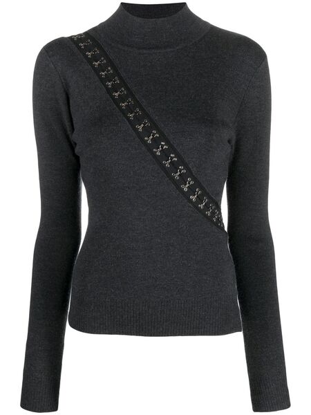  Monse Pull à Col Montant - Gris 