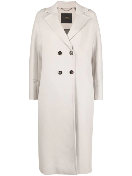 Moorer Manteau Long Ravenna-le à Boutonnière Croisée - Métallisé 