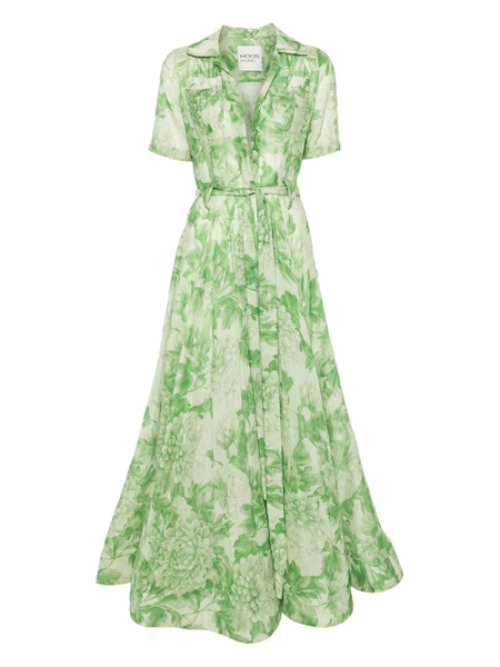  Moos Studio Robe Longue Botanica - Vert 