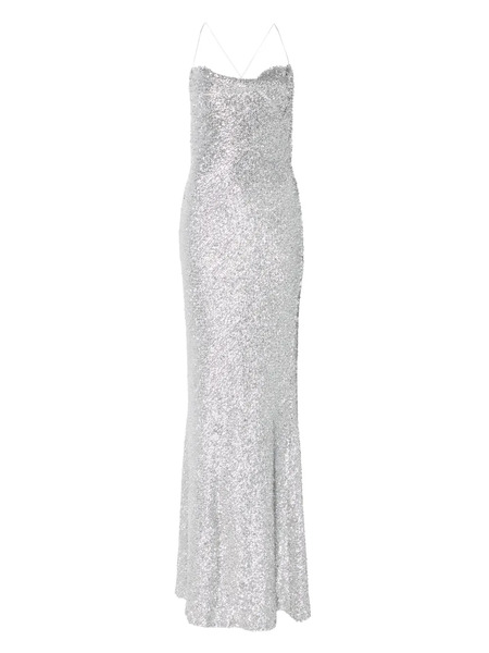  Moos Studio Robe Longue Pisces Moon - Argent 