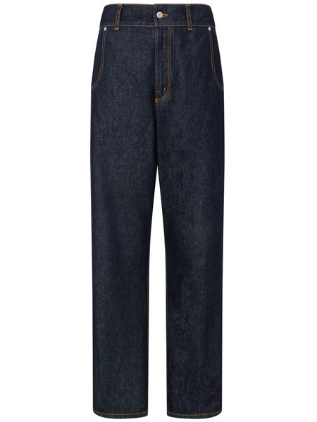  Moschino Jean à Coupe Droite - Bleu 