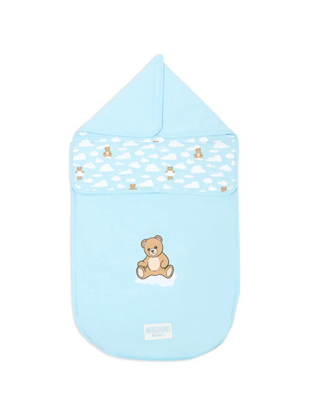  Moschino Kids Nid D'ange Imprimé - Bleu 