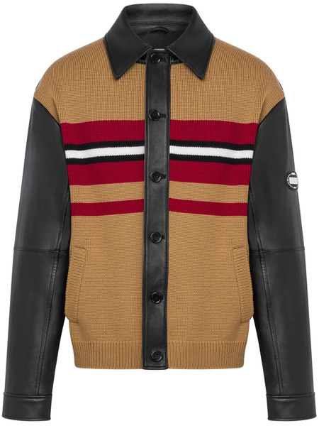  Moschino Veste à Empiècement En Maille - Noir 