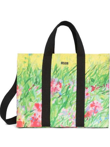  Msgm Sac Imprimé - Vert 