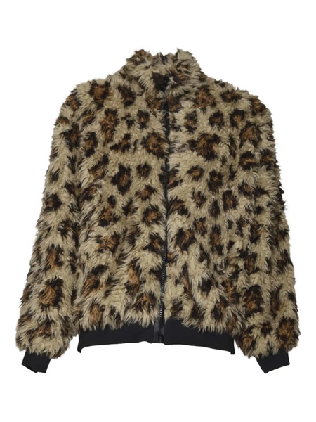 Msgm Veste Zippée Imprimée - Marron 