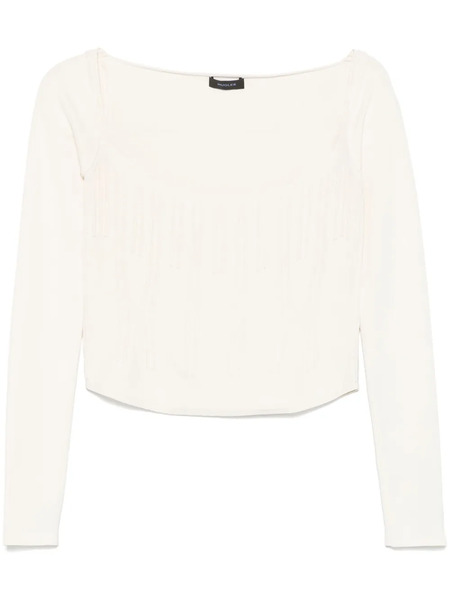  Mugler Pull à Détail De Sangles - Tons Neutres 