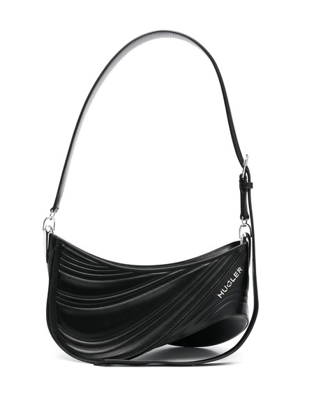  Mugler Sac à Bandoulière Spiral Curve 01 Médium - Noir 