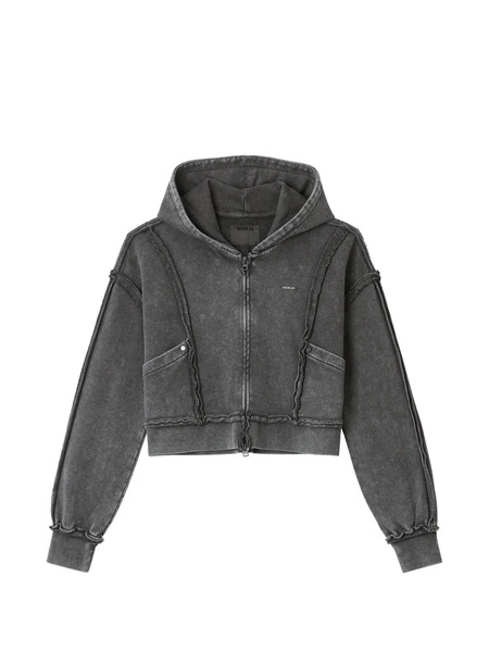  Musium Div. Pull Zippé à Capuche - Gris 