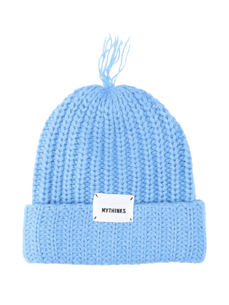  Mythinks Bonnet à Patch Logo - Bleu 