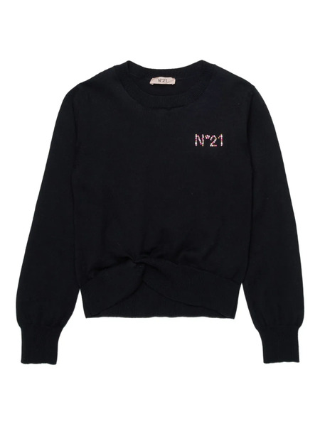  Nº21 Kids Pull à Ornements - Noir 