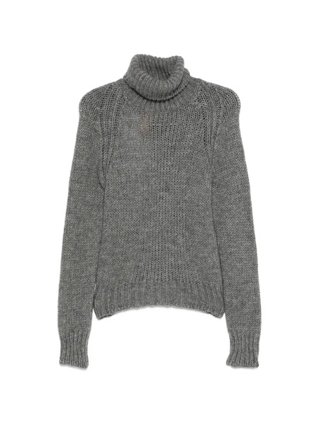  Nº21 Pull à Col Roulé - Gris 