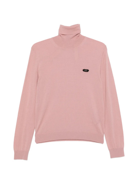  Nº21 Pull à Plaque Logo - Rose 