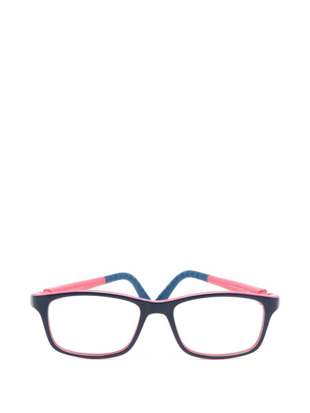  Nano Dash Rectangle-frame Glasses - Bleu 