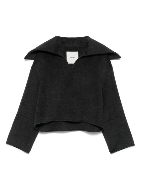  Nanushka Pull à Col Oversize - Gris 