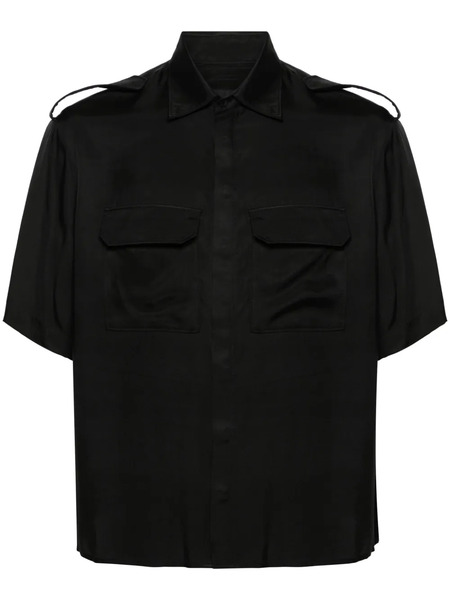  Neil Barrett Chemise à épaulettes - Noir 