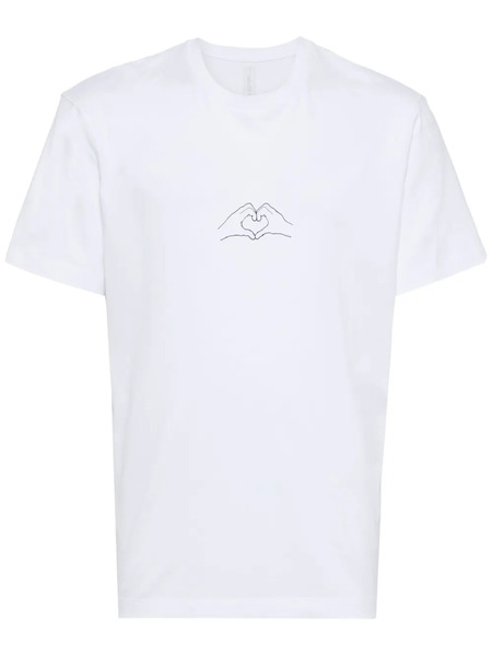  Neil Barrett T-shirt En Coton à Imprimé Graphique - Blanc 