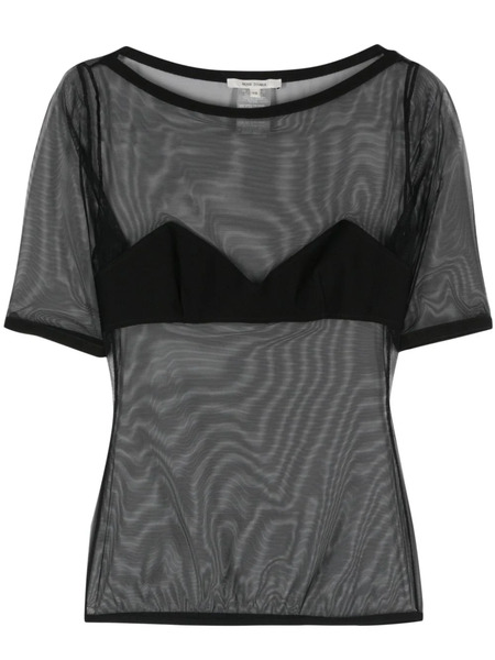  Nensi Dojaka T-shirt à Effet Soutien Gorge - Noir 