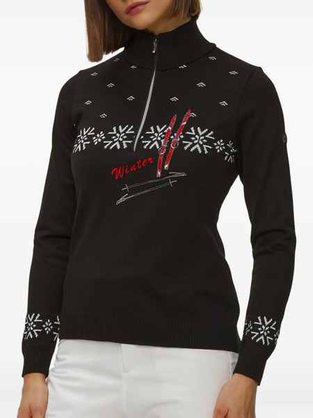  Newland Pull à Broderies - Noir 