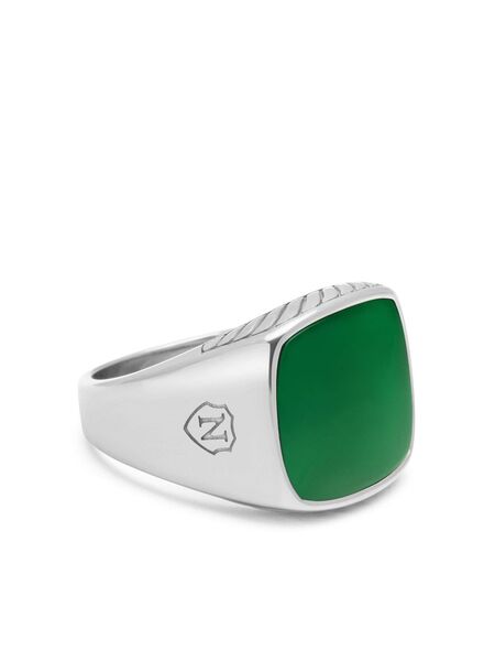  Nialaya Jewelry Bague En Acier Inoxydable - Argent 