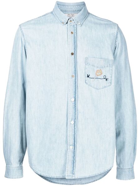  Nick Fouquet Chemise à Broderies - Bleu 