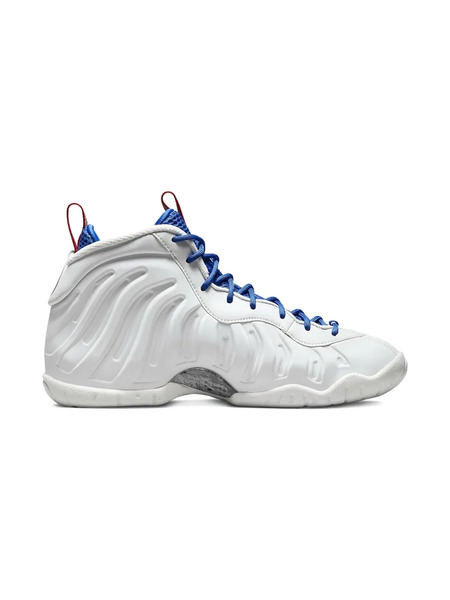  Nike Kids Baskets Little Posite One Usa Moon Photon Dust/university Red/game Royal/metallic Silver - Blanc 