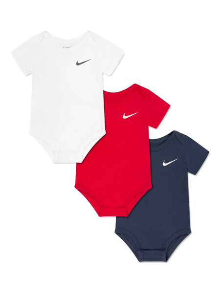  Nike Kids Lot De 3 Bodys à Logo - Bleu 
