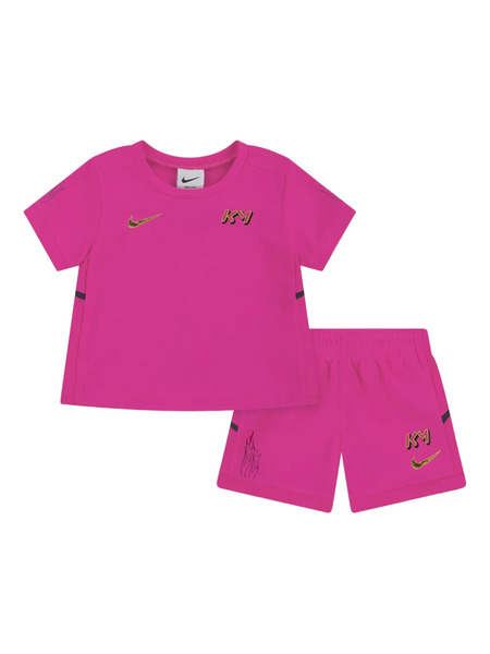  Nike Kids Lot De Deux Shorts à Logo Imprimé - Rose 