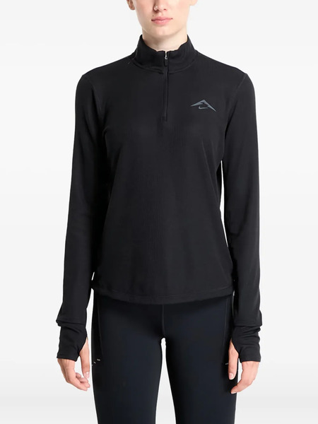  Nike Sweat à Col Zippé - Noir 