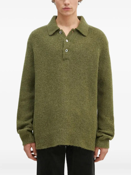  Norse Projects Pull Rasmus à Col Polo - Vert 