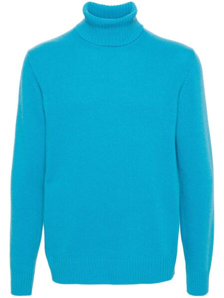  Nuur Pull à Col Roulé - Bleu 
