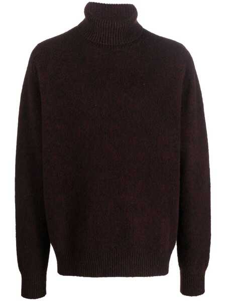  Oamc Pull à Logo Intarsia - Violet 