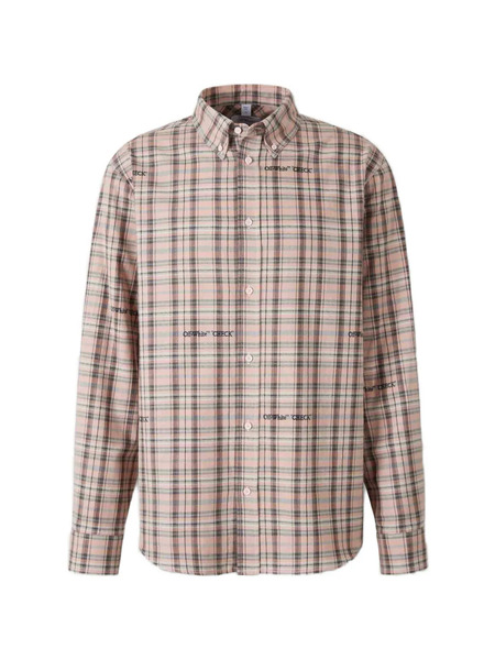  Off-white Chemise à Carreaux - Rose 