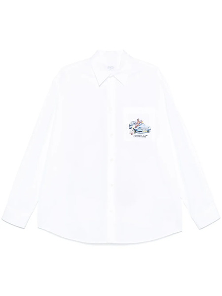  Off-white Chemise Fresco Arrow - Blanc 