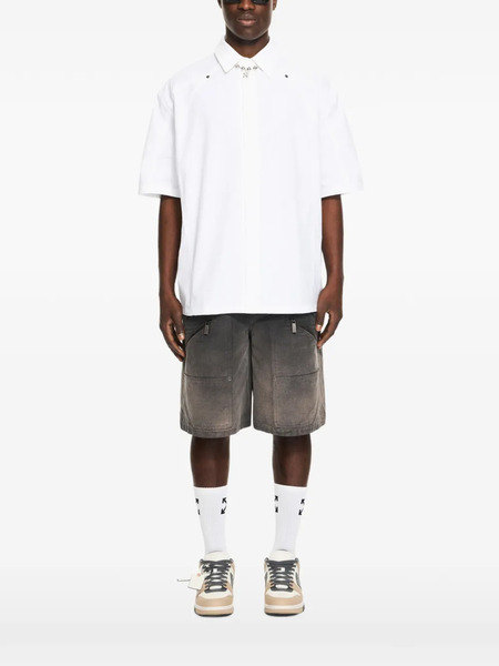  Off-white Chemise Owr à Manches Courtes - Blanc 