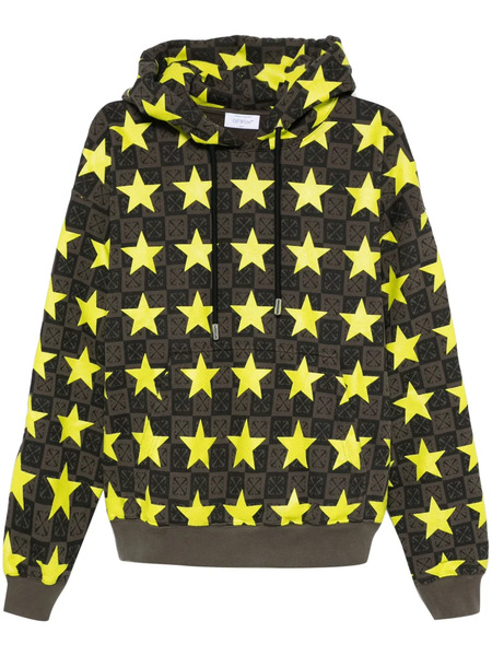  Off-white Hoodie Stars Ao Skate - Vert 