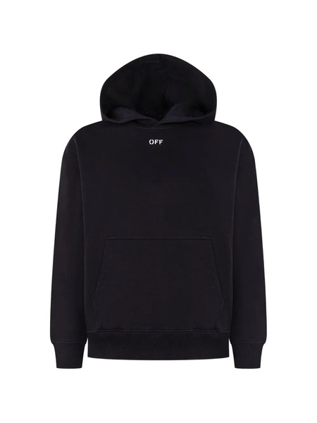  Off-white Kids Hoodie à Imprimé Graphique - Noir 