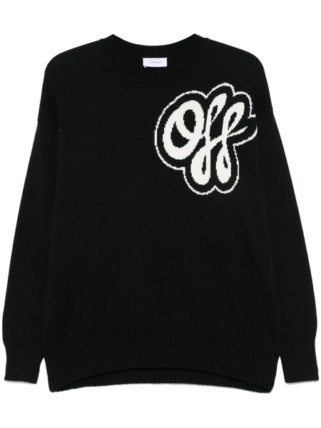  Off-white Pull Hand-drawn Script - Noir 