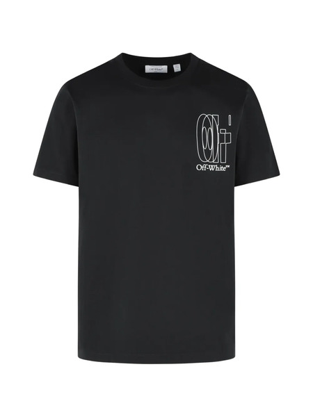  Off-white T-shirt Big Double Arrow à Imprimé Graphique - Noir 