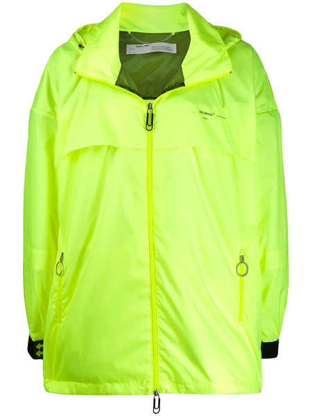  Off-white Veste Légère à Logo - Jaune 