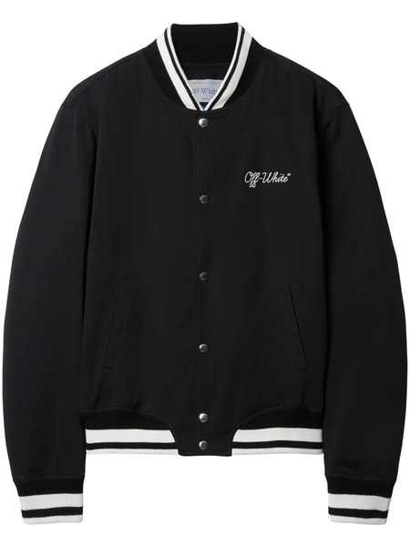  Off-white Veste Teddy Script - Noir 