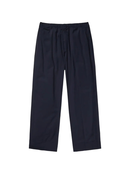  Officine Generale Pantalon Ample Nilson à Lien De Resserrage - Bleu 