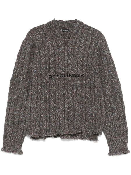  Ottolinger Pull En Maille épaisse - Gris 