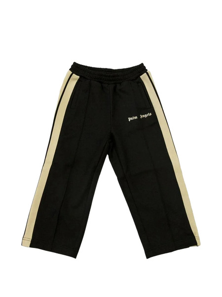  Palm Angels Kids Pantalon De Jogging à Rayures Latérales - Noir 